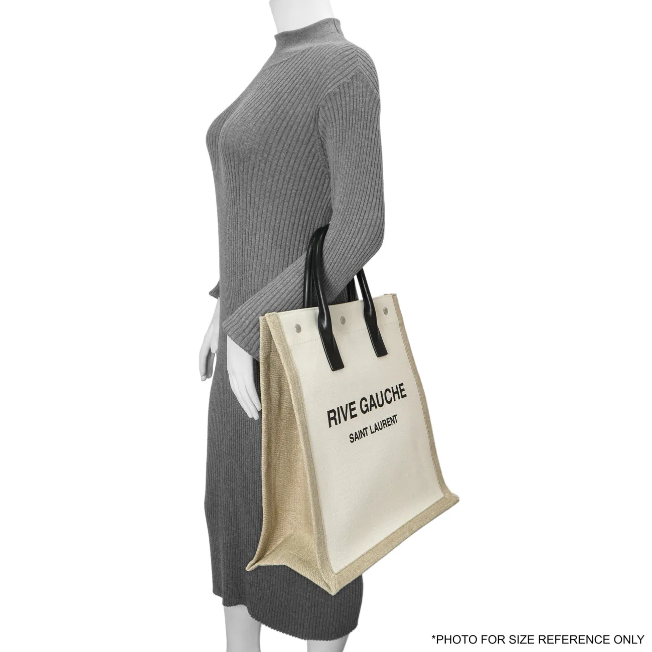 Saint Laurent Linen Rive Gauche North South Tote