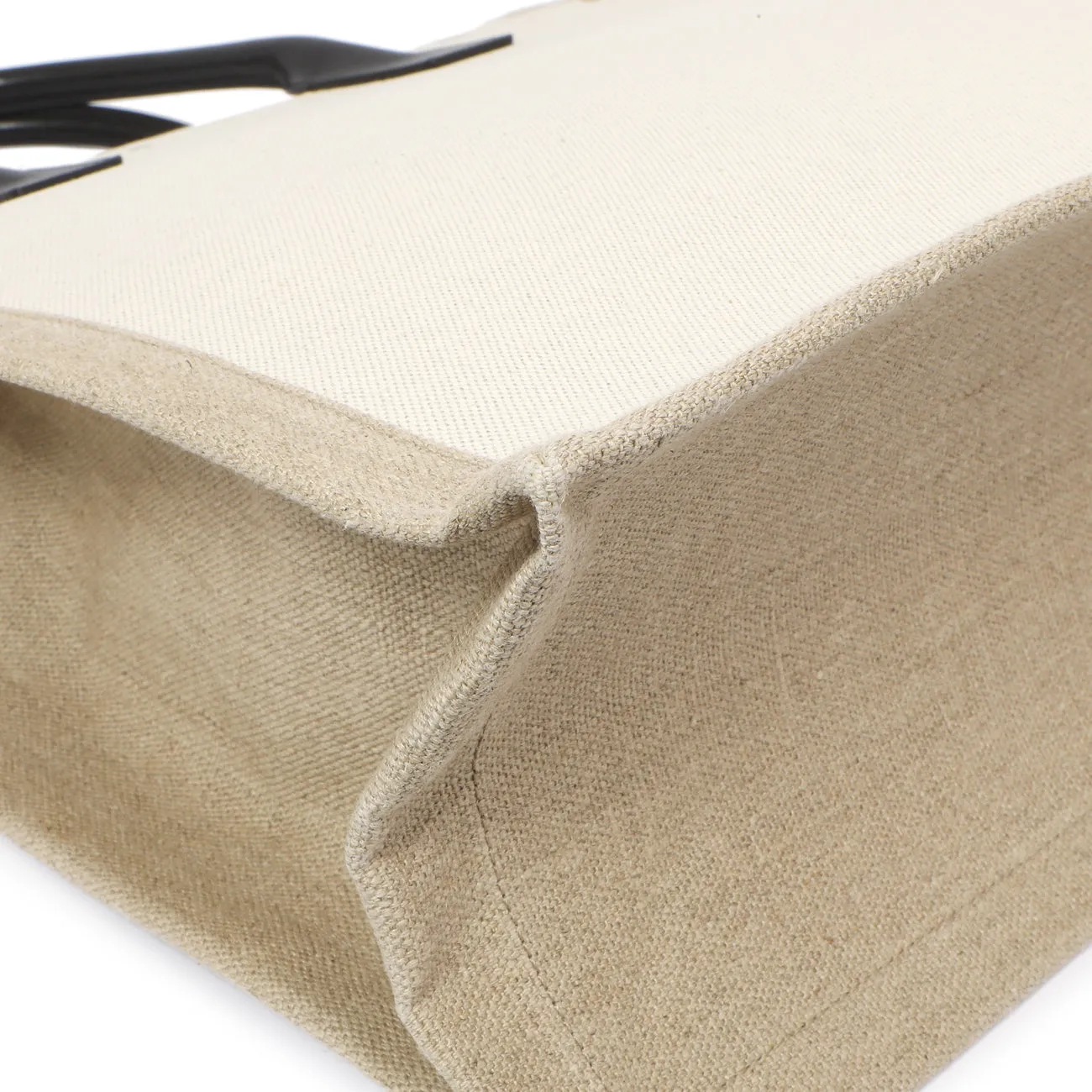 Saint Laurent Linen Rive Gauche North South Tote