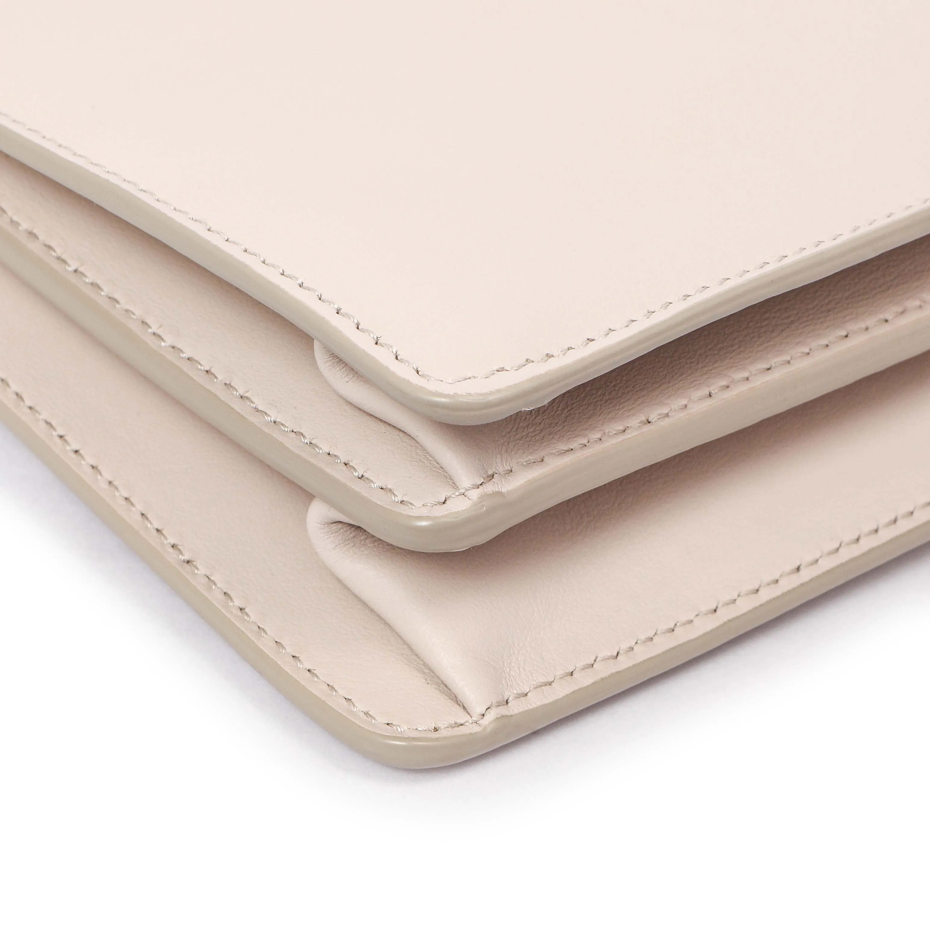 Salvatore Ferragamo Nude Calfskin Thalia Crossbody Bag