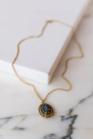 Sarah Coventry Mosaic Pendant Necklace