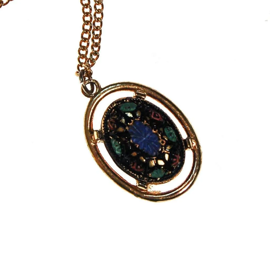 Sarah Coventry Mosaic Pendant Necklace