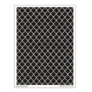 Scales Metal Stencil by Sweet Poppy SP6-121