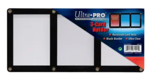 Screwdown - Black & Clear Frame - Triple-Card Black Holder