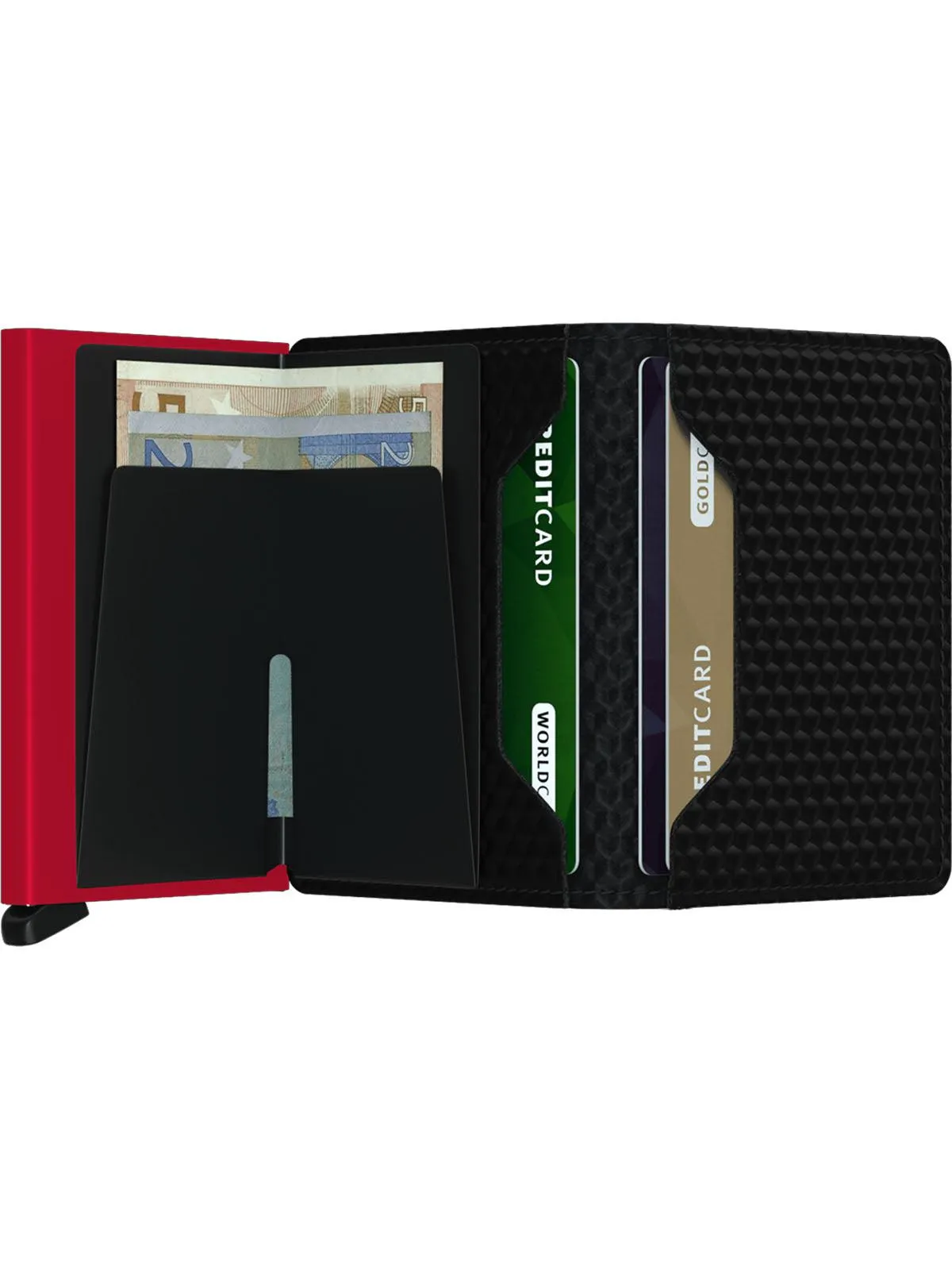 Secrid Slimwallet Cubic Black Red