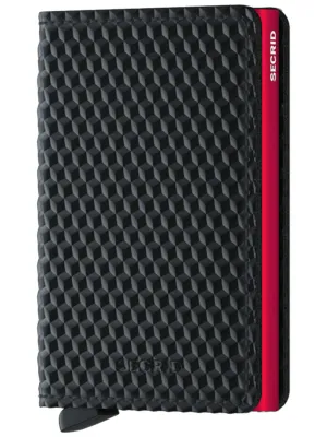 Secrid Slimwallet Cubic Black Red