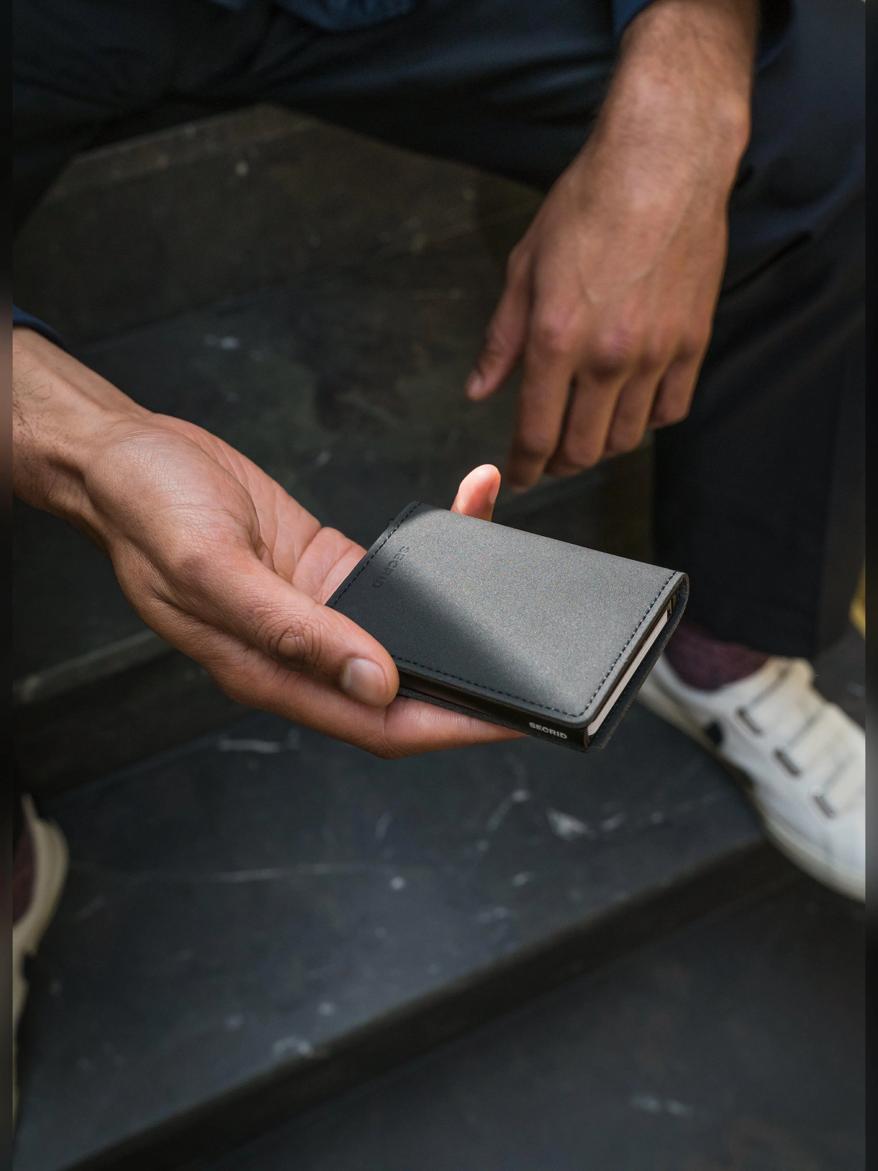 Secrid Slimwallet Cubic Black Red