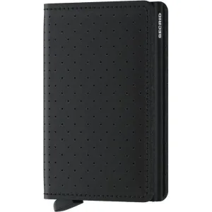 Secrid Slimwallet Perforated Leather - Black