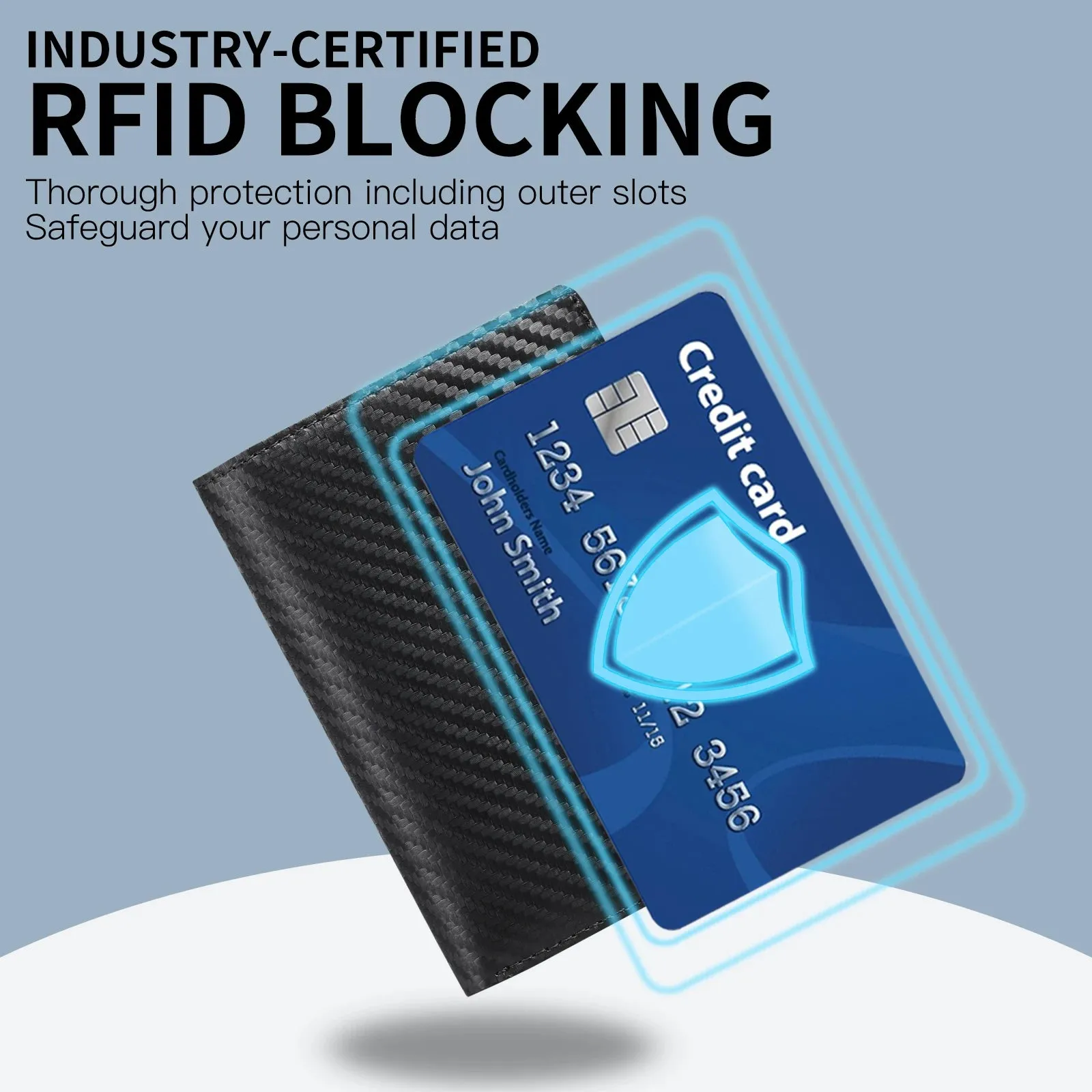 SENDEFN Luxury Smart Wallet with RFID Blocking