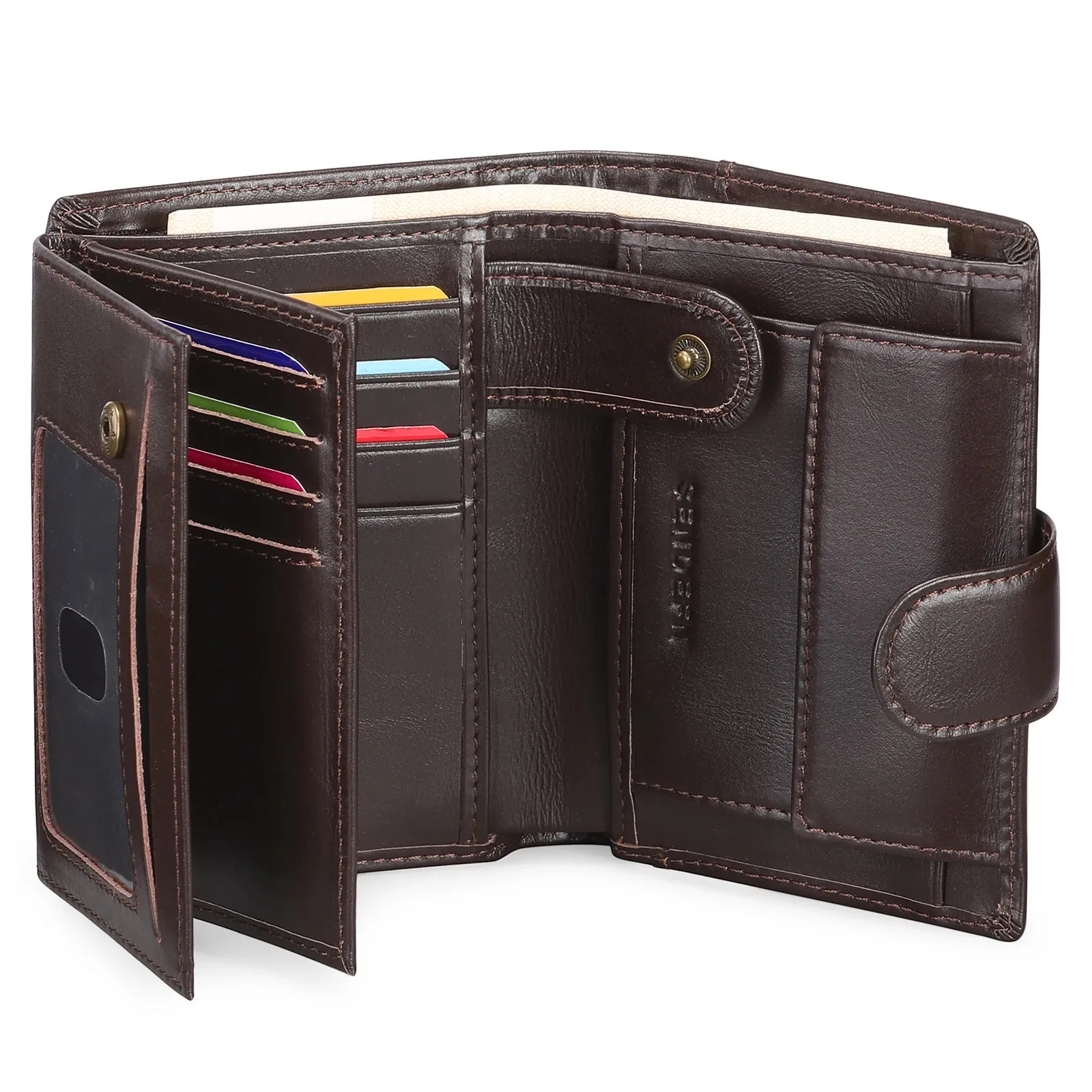 SENDEFN Luxury Smart Wallet with RFID Blocking