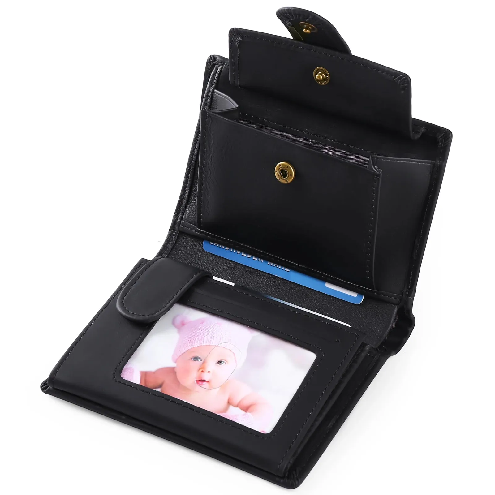 SENDEFN Luxury Smart Wallet with RFID Blocking