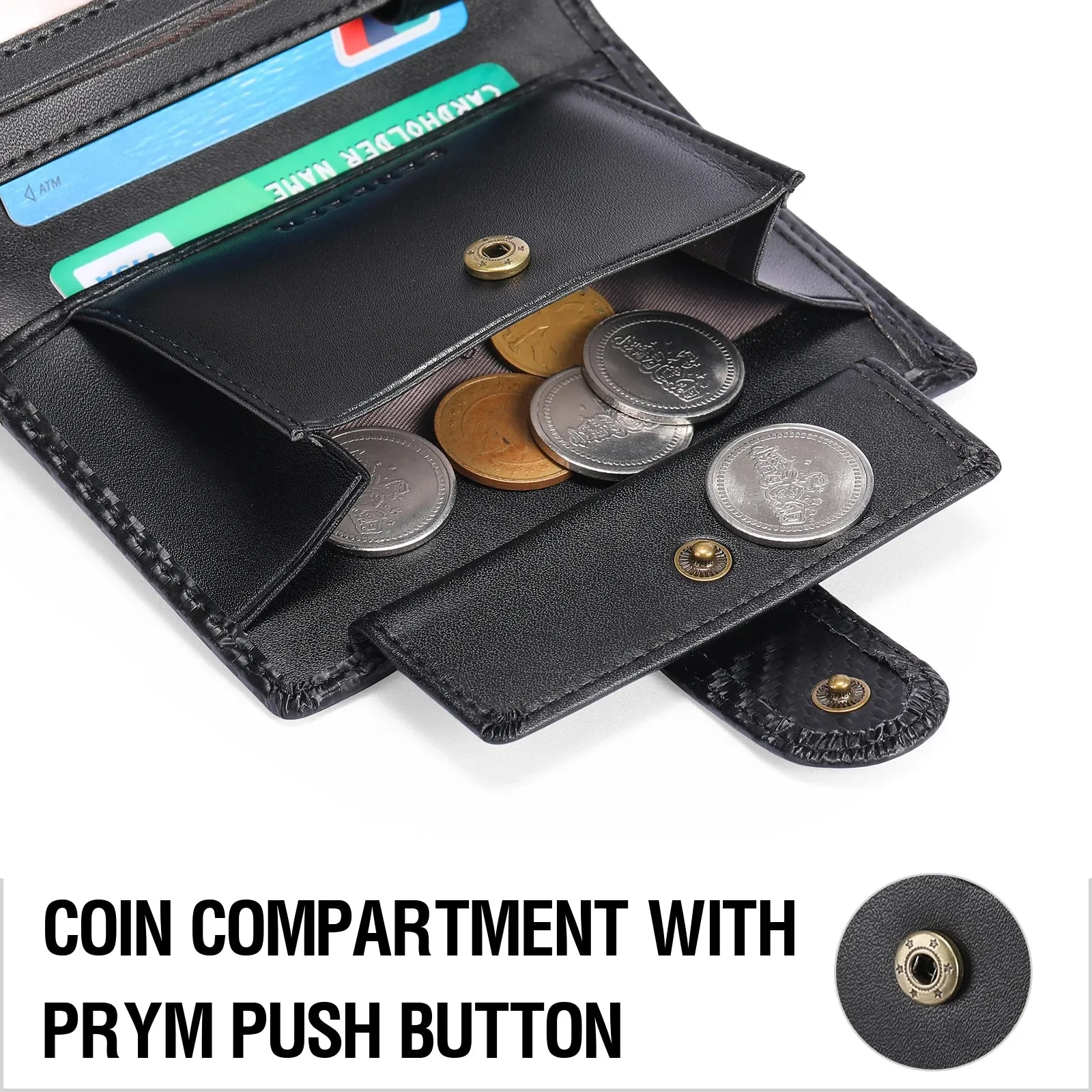 SENDEFN Luxury Smart Wallet with RFID Blocking