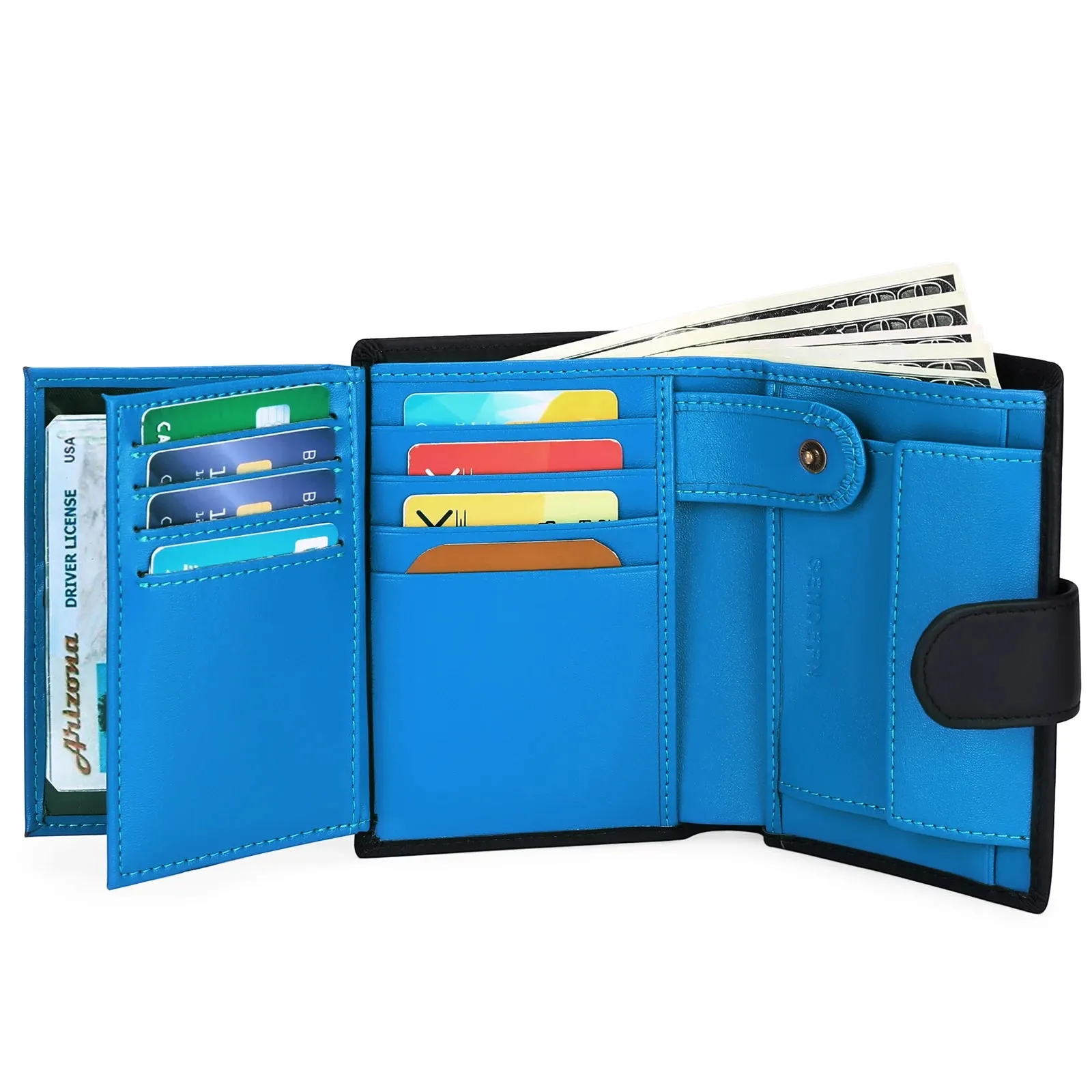 SENDEFN Luxury Smart Wallet with RFID Blocking