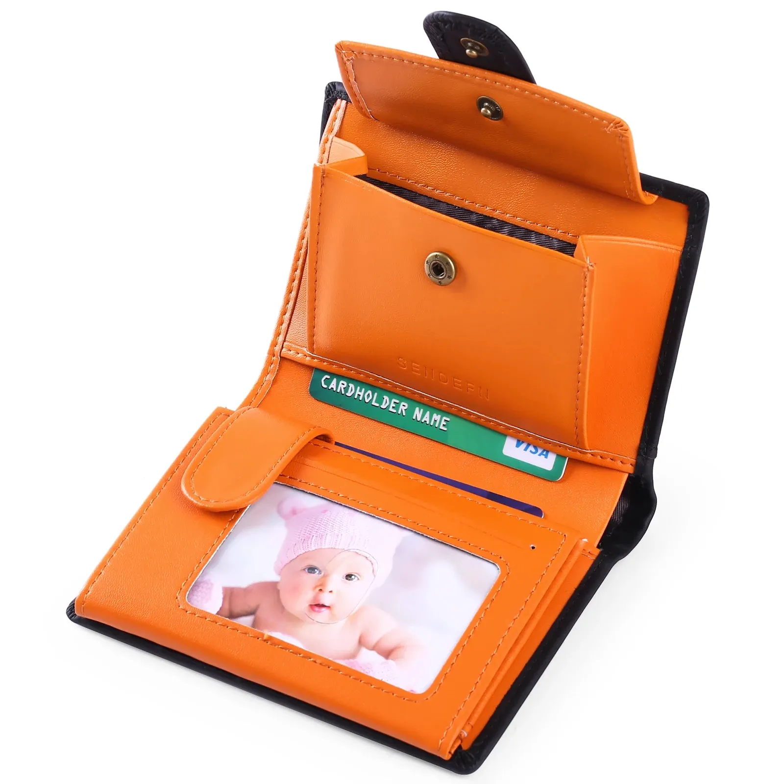 SENDEFN Luxury Smart Wallet with RFID Blocking