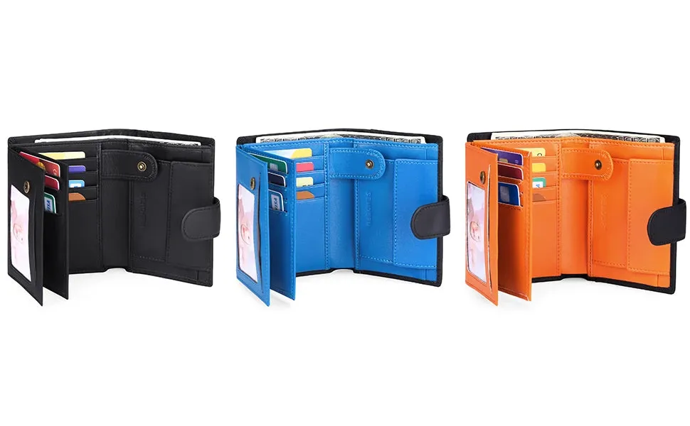 SENDEFN Luxury Smart Wallet with RFID Blocking