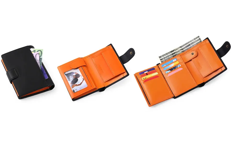 SENDEFN Luxury Smart Wallet with RFID Blocking