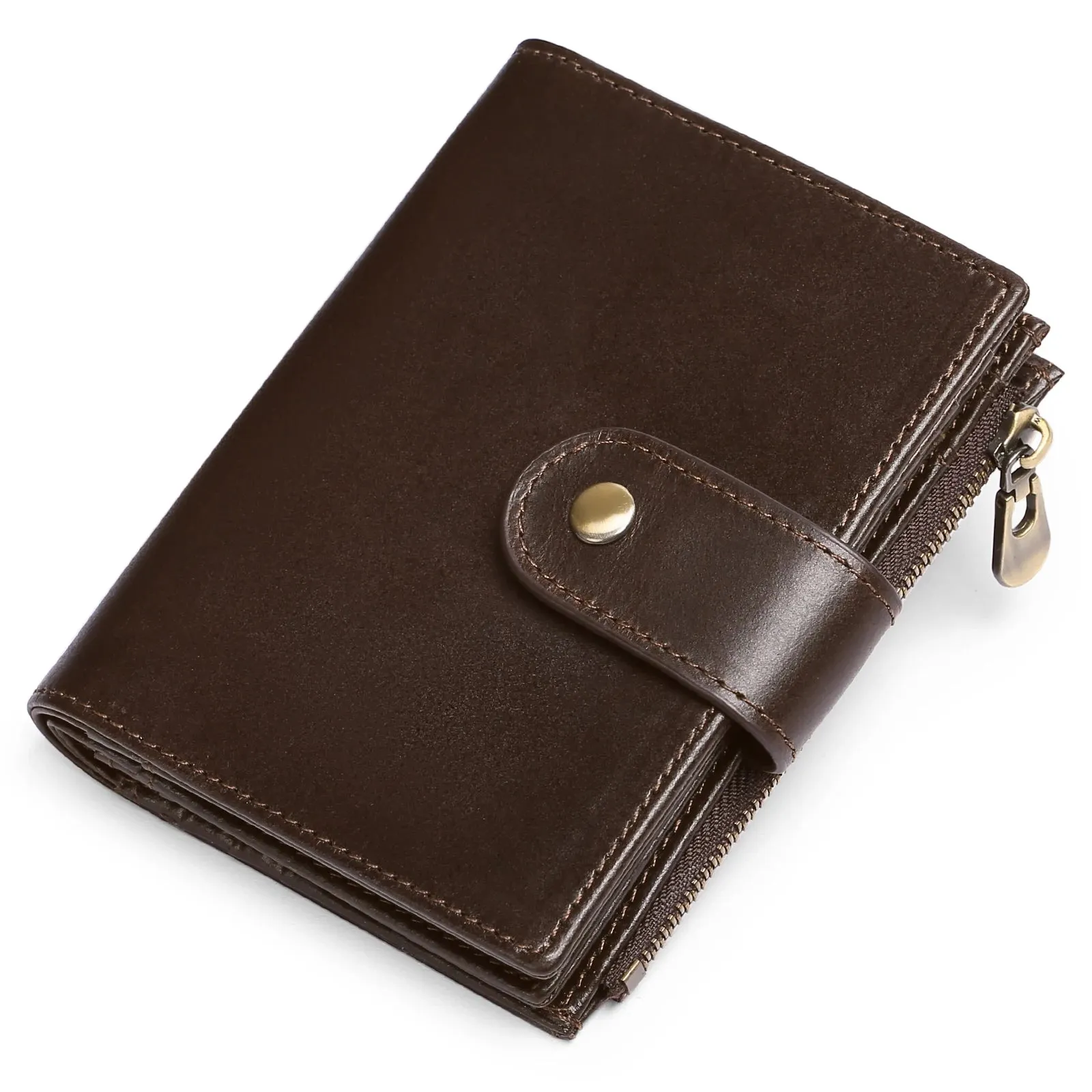 SENDEFN Vintage Smart Wallet with RFID Blocking