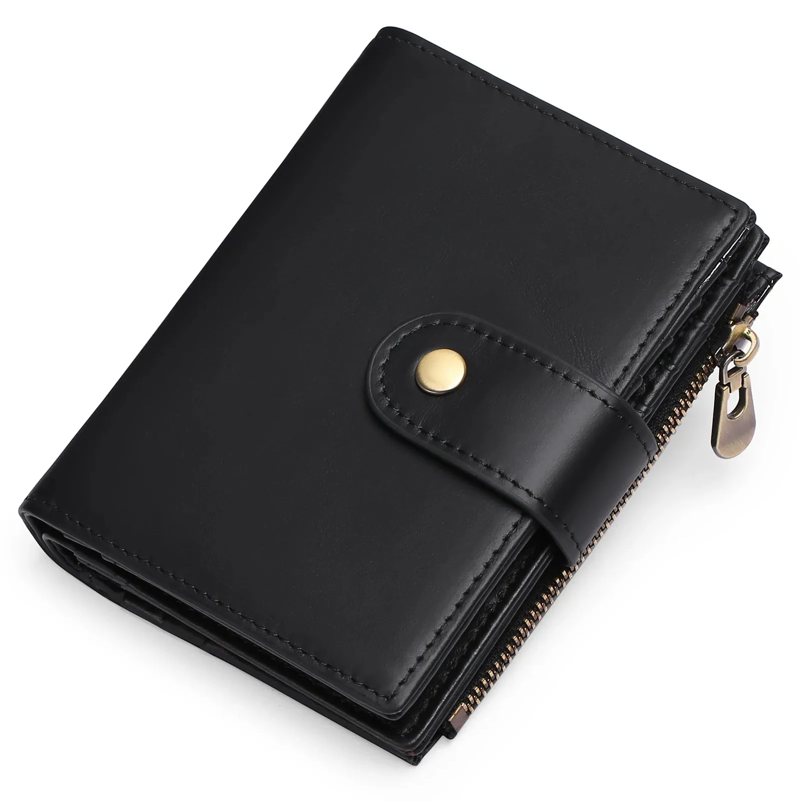 SENDEFN Vintage Smart Wallet with RFID Blocking
