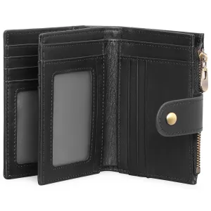 SENDEFN Vintage Smart Wallet with RFID Blocking