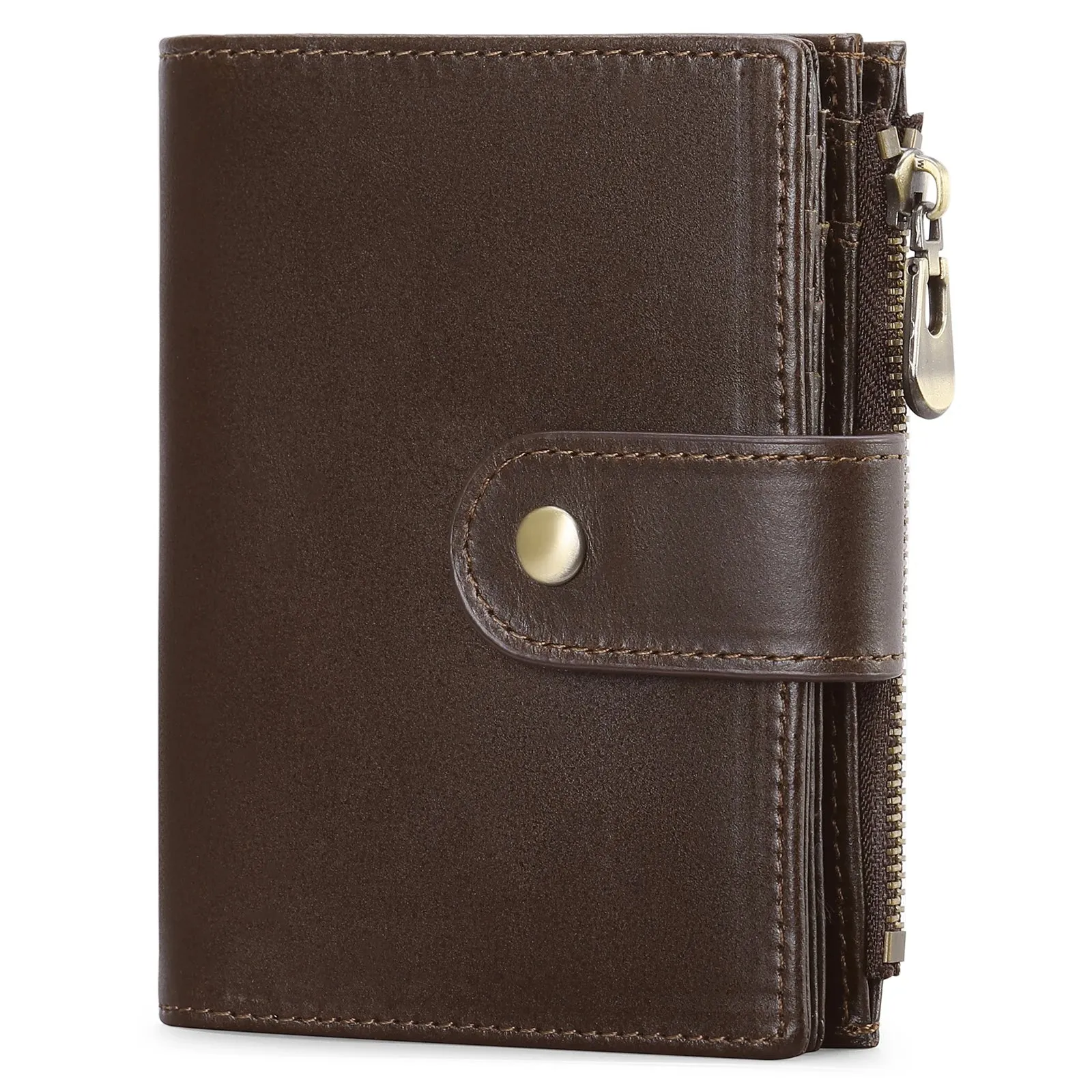 SENDEFN Vintage Smart Wallet with RFID Blocking