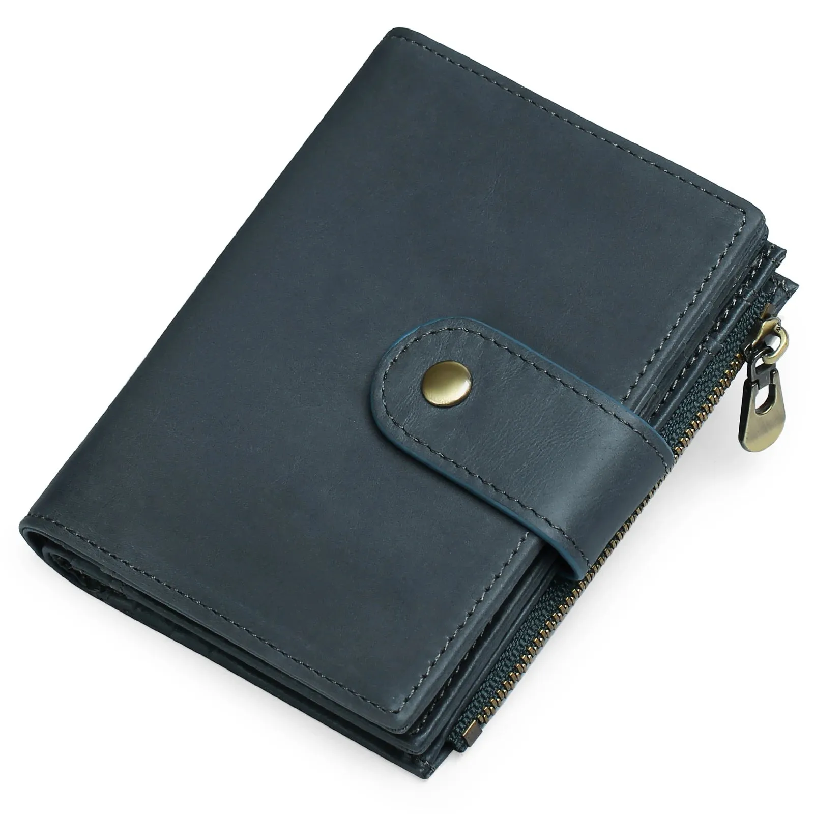 SENDEFN Vintage Smart Wallet with RFID Blocking