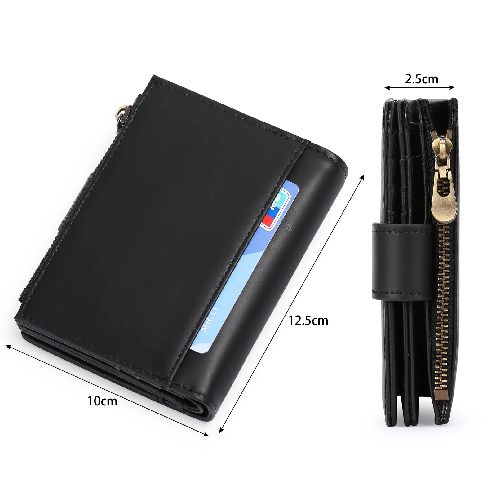 SENDEFN Vintage Smart Wallet with RFID Blocking