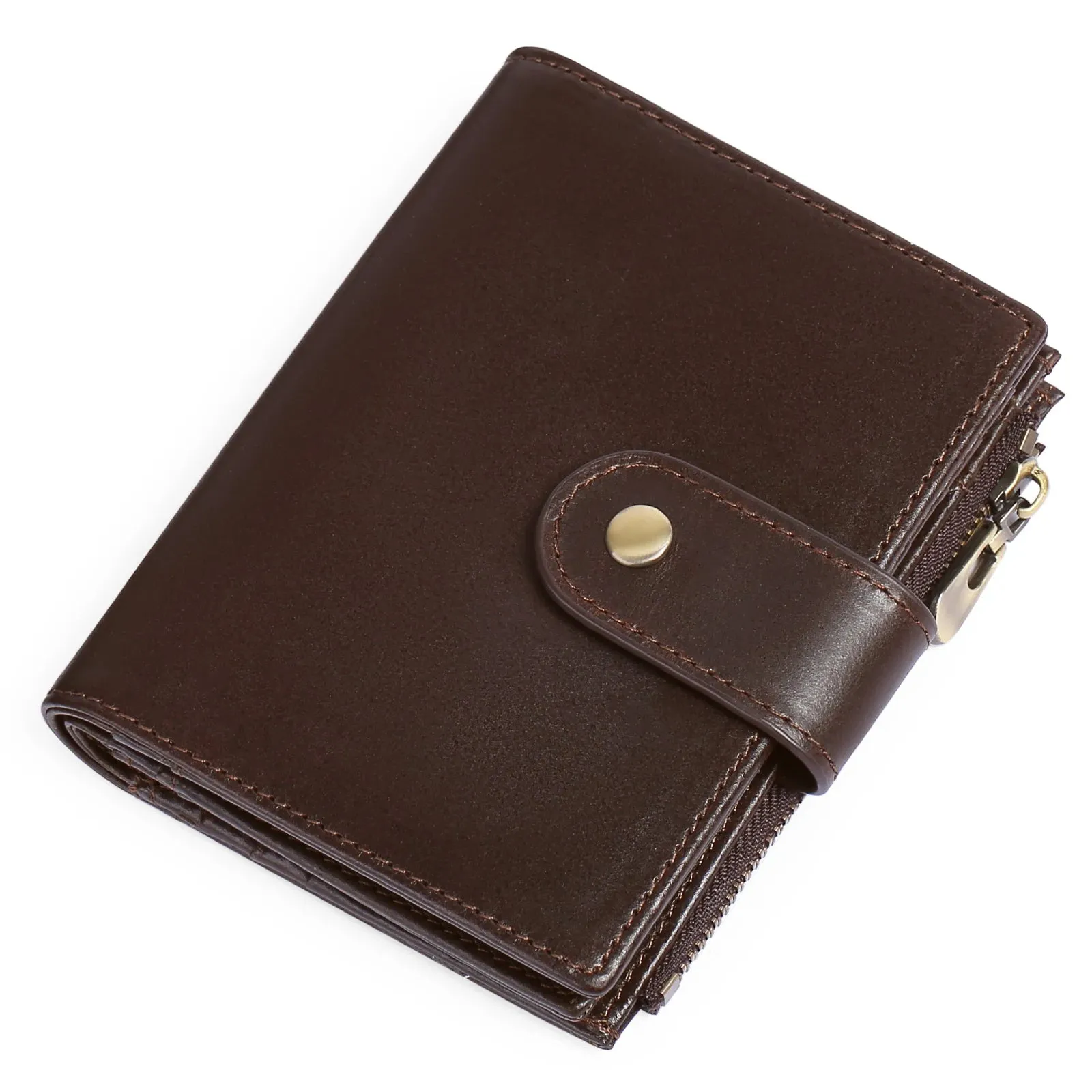 SENDEFN Vintage Smart Wallet with RFID Blocking