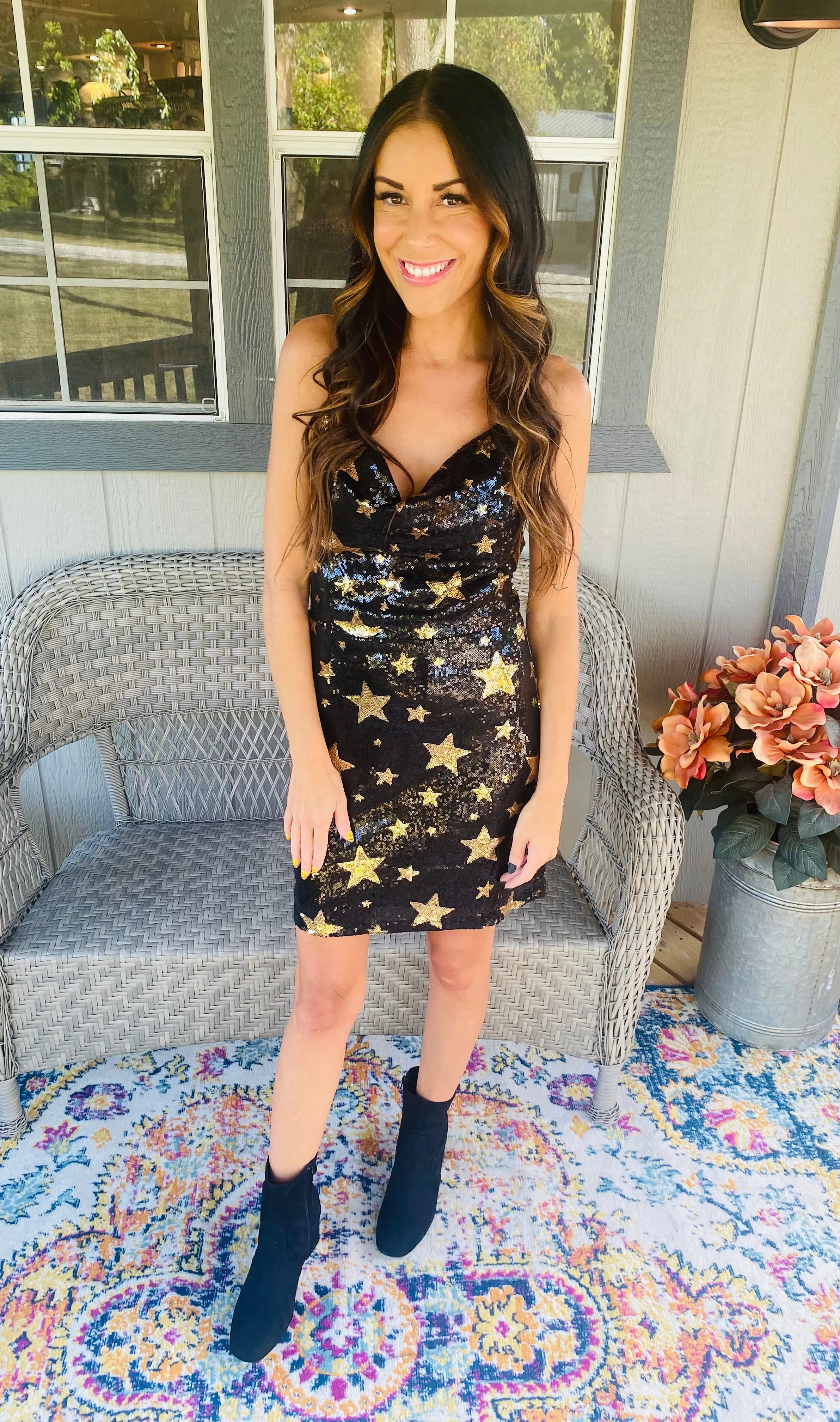 Sequin Star Dress