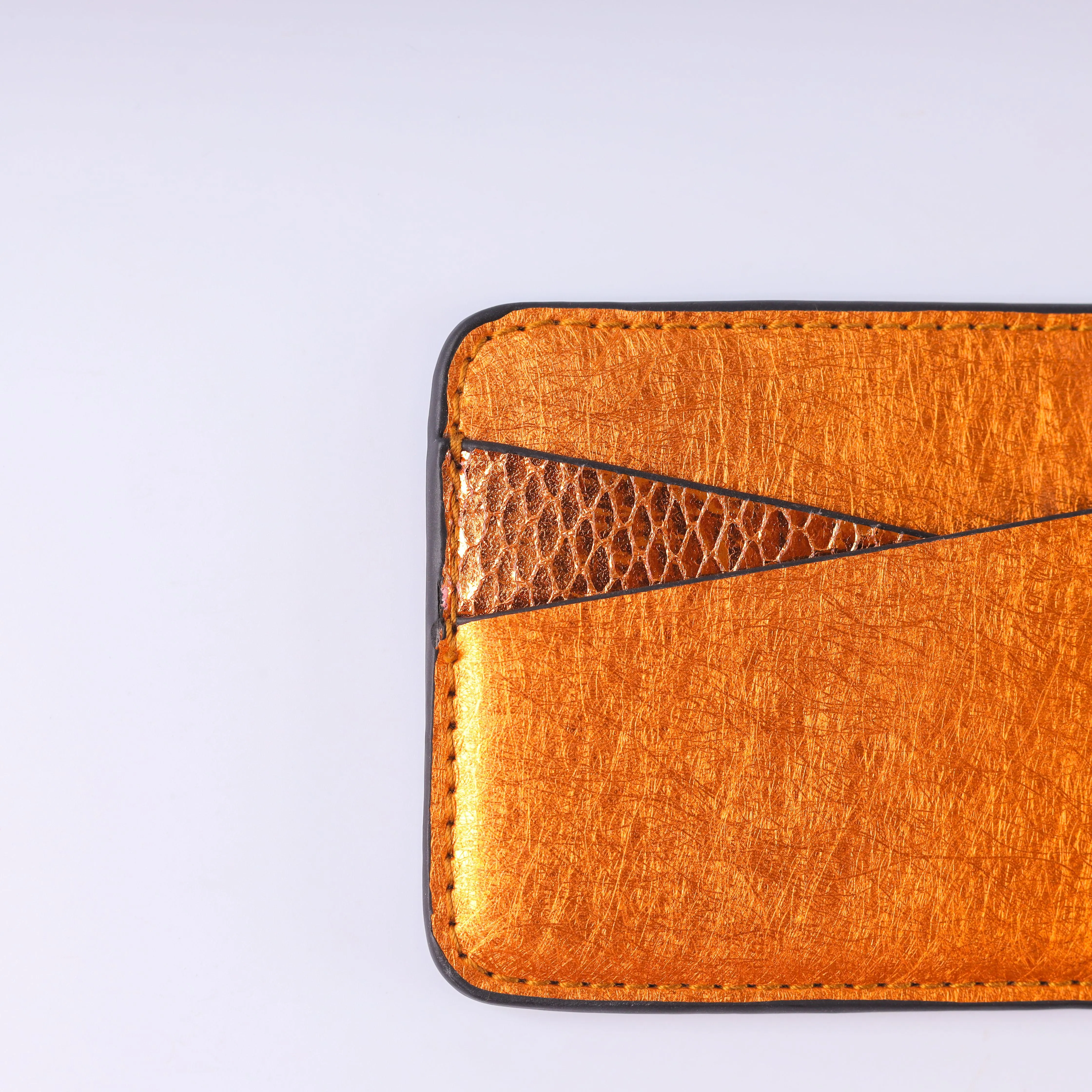 Shining Glaze Card Holder - Orange