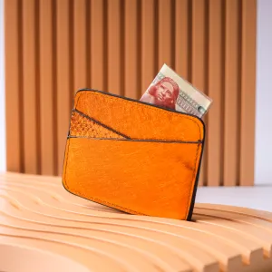 Shining Glaze Card Holder - Orange