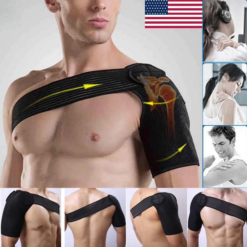 Shoulder Support Brace - Compression Support Strap ~ Relieve Shoulder Pain!