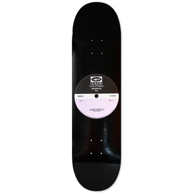 Skateboard Cafe 45 Deck Black/Lavender Skateboard Deck 8.0"