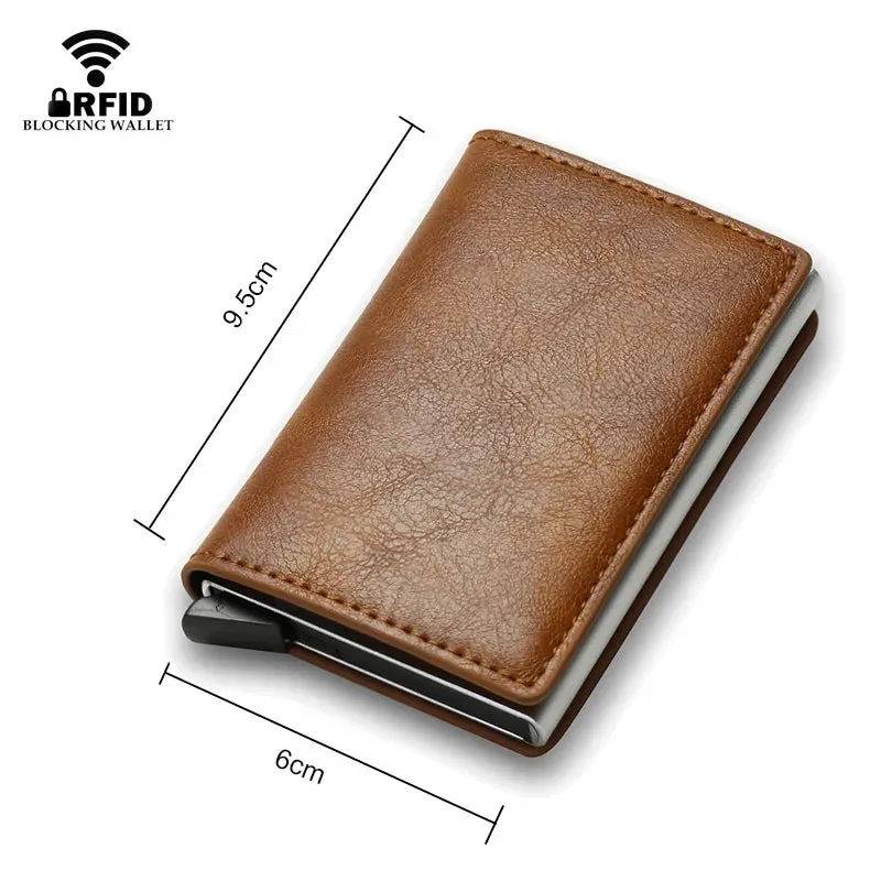 Slim Aluminum RFID Credit Card Holder