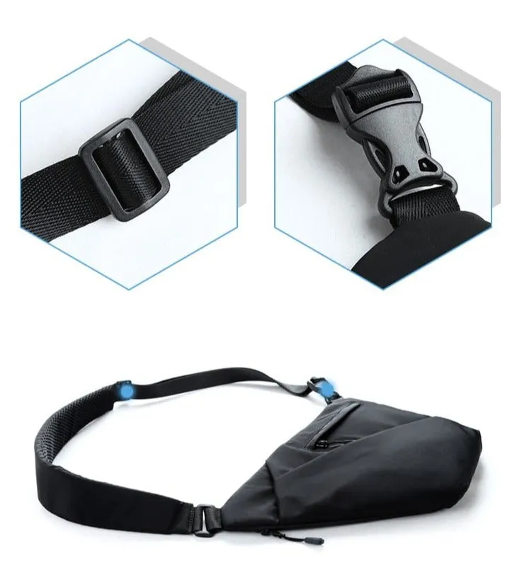 Slim Essentials Bag Sling Bag Mini Crossbody Bag Tablet Bag in Black