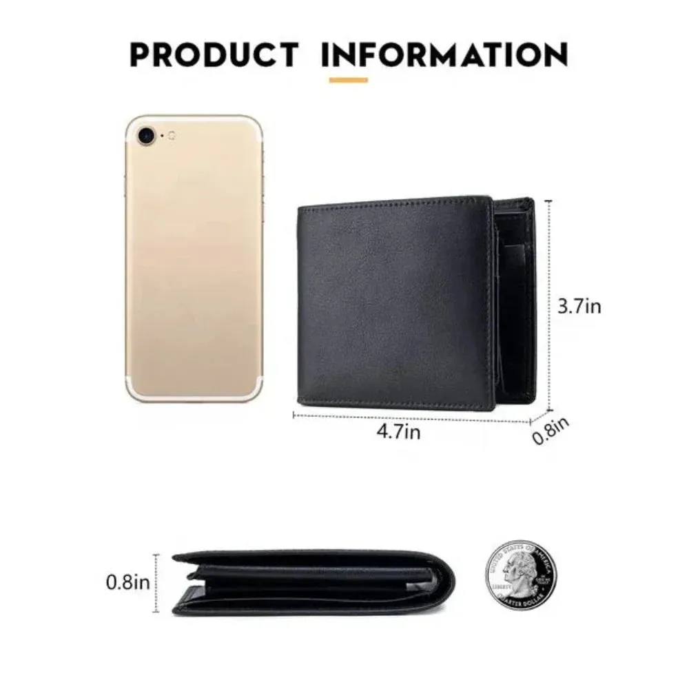 Slim RFID-Blocking Wallet – Modern Minimalism for Everyday Use