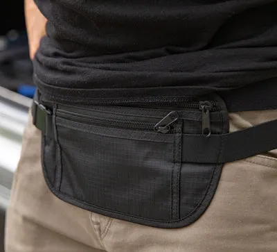 SLNT Money Belt Fanny Pack Black