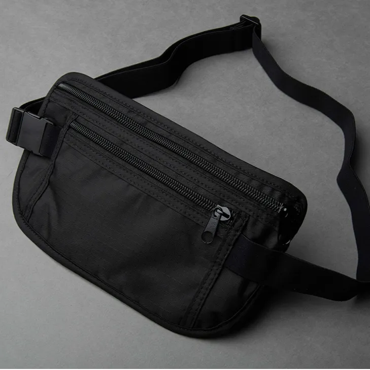 SLNT Money Belt Fanny Pack Black