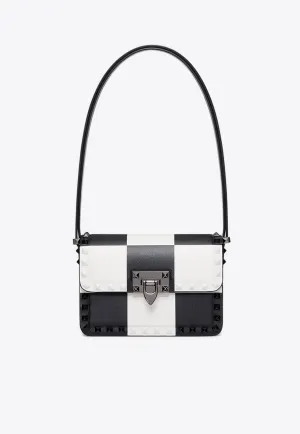 Small Rockstud 23 Chess Board Shoulder Bag
