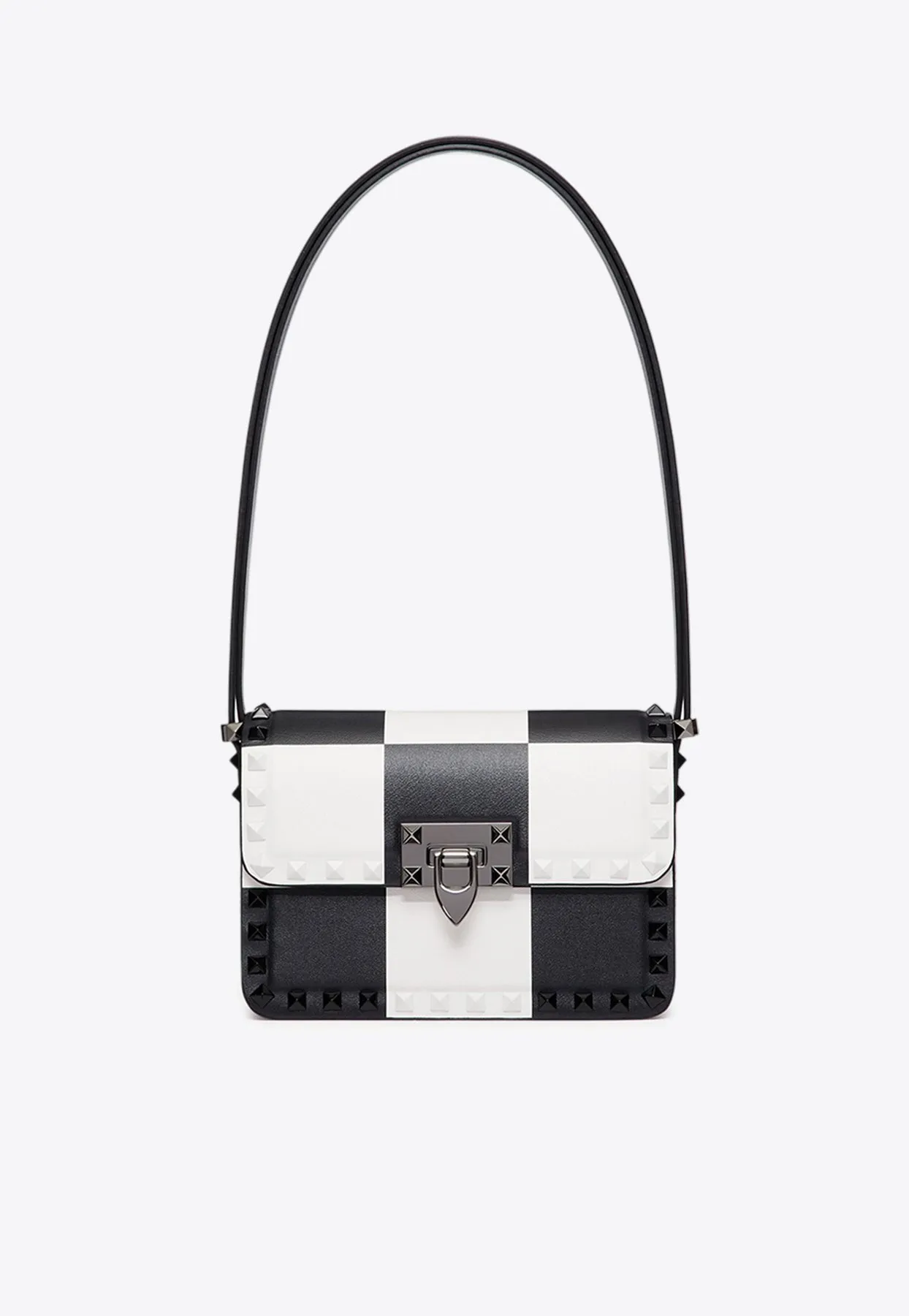 Small Rockstud 23 Chess Board Shoulder Bag