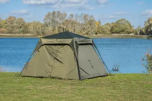 SOLAR Sp Quick-Up Shelter Green Mkii With Heavy-Duty Groundsheet