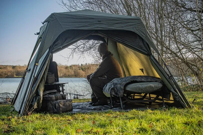 SOLAR Sp Quick-Up Shelter Green Mkii With Heavy-Duty Groundsheet