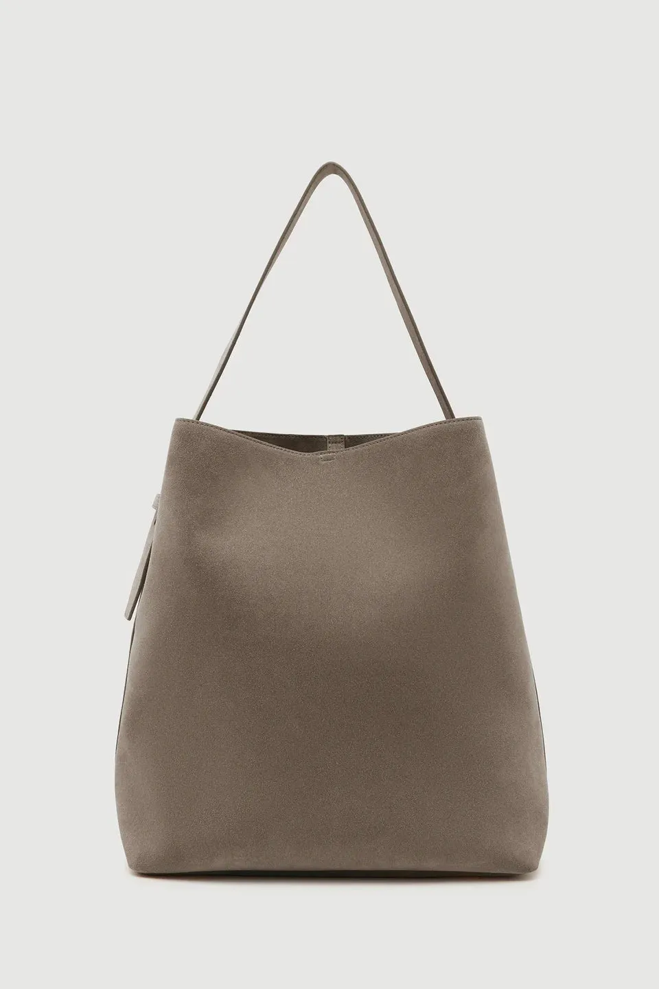 Sonny Suede Shoulder Bag - Ash