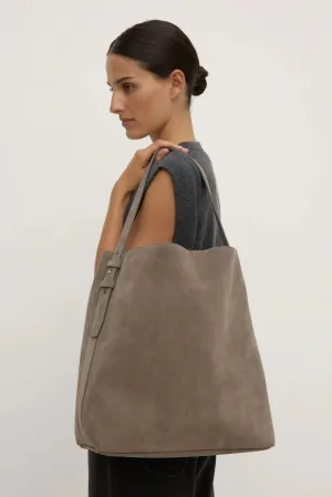 Sonny Suede Shoulder Bag - Ash