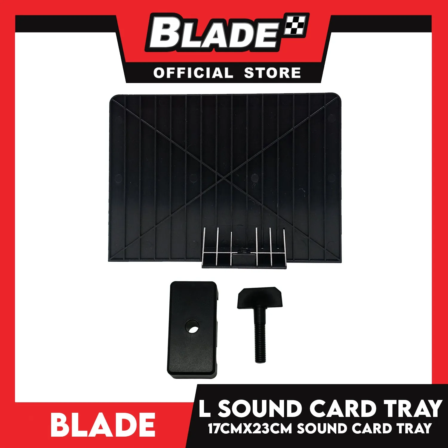 Sound Card Tray Microphone Stand 5.51x7.87 Inch- Multifunction Sound Card Mobile Phone Clip-on Bracket Rack Shelf Holder Support 360 Degrees Rotation for Laptop Camera Music Sheet Instrument