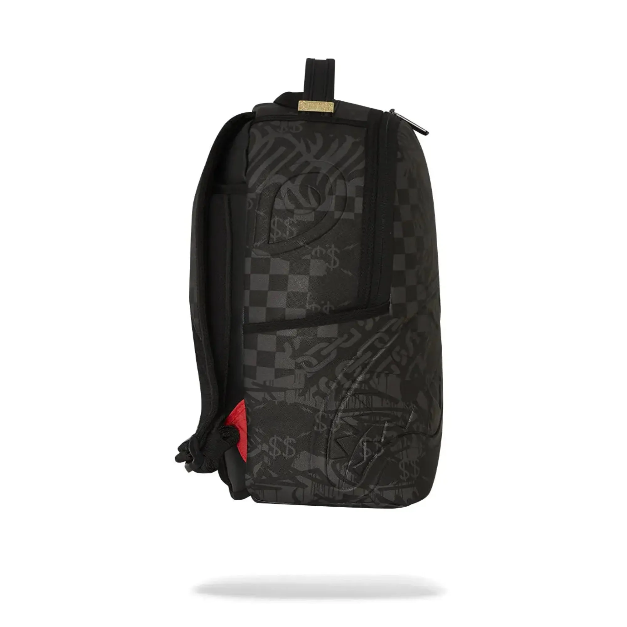 SprayGround Men 3AM Check Backpack Spring 2025 (Black Charcoal)