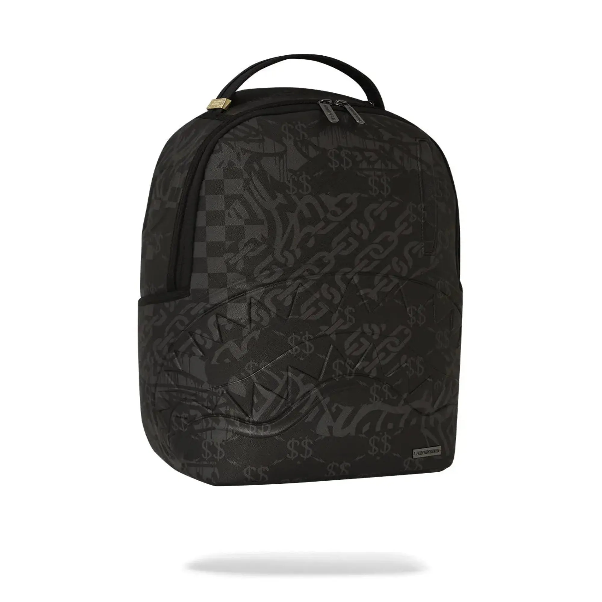 SprayGround Men 3AM Check Backpack Spring 2025 (Black Charcoal)