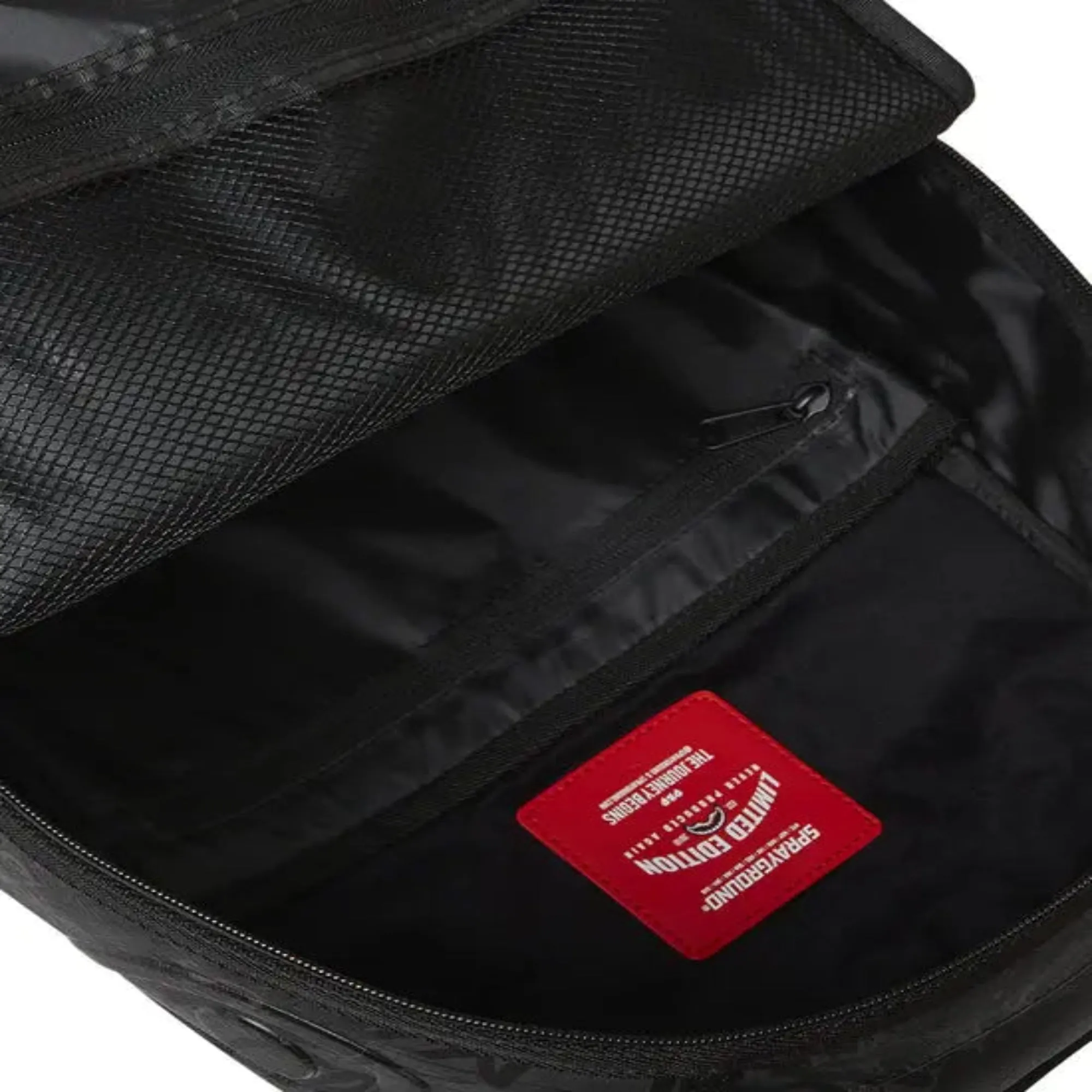 SprayGround Men 3AM Check Backpack Spring 2025 (Black Charcoal)