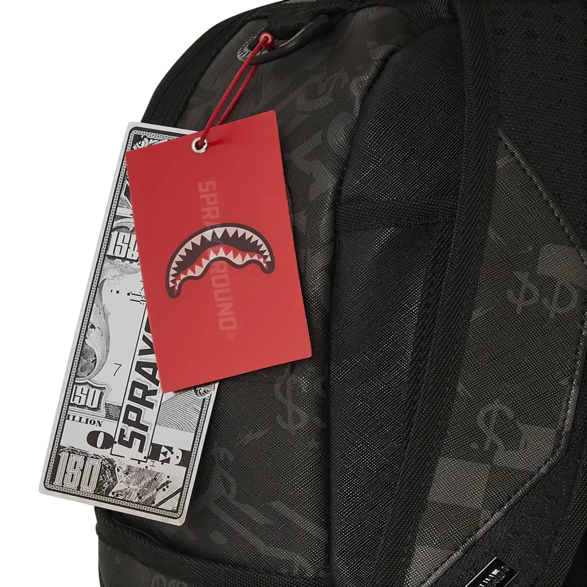 SprayGround Men 3AM Check Backpack Spring 2025 (Black Charcoal)