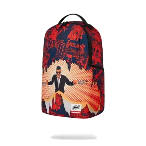 SprayGround Men Stan Lee Backpack BTS-25(Red Navy)