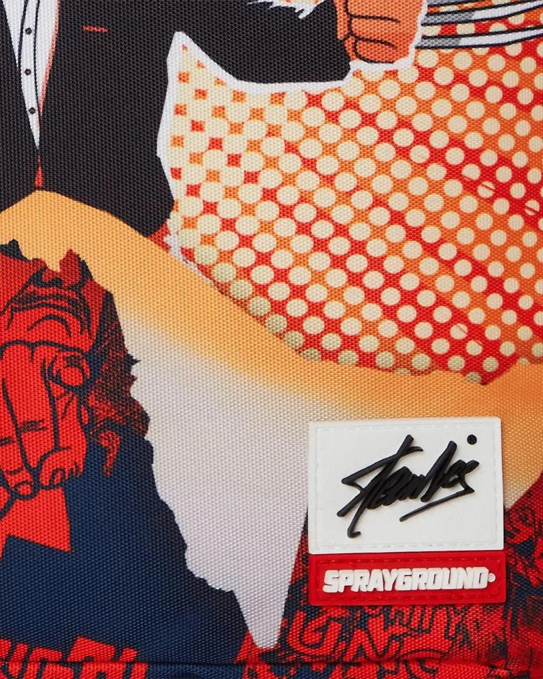 SprayGround Men Stan Lee Backpack BTS-25(Red Navy)
