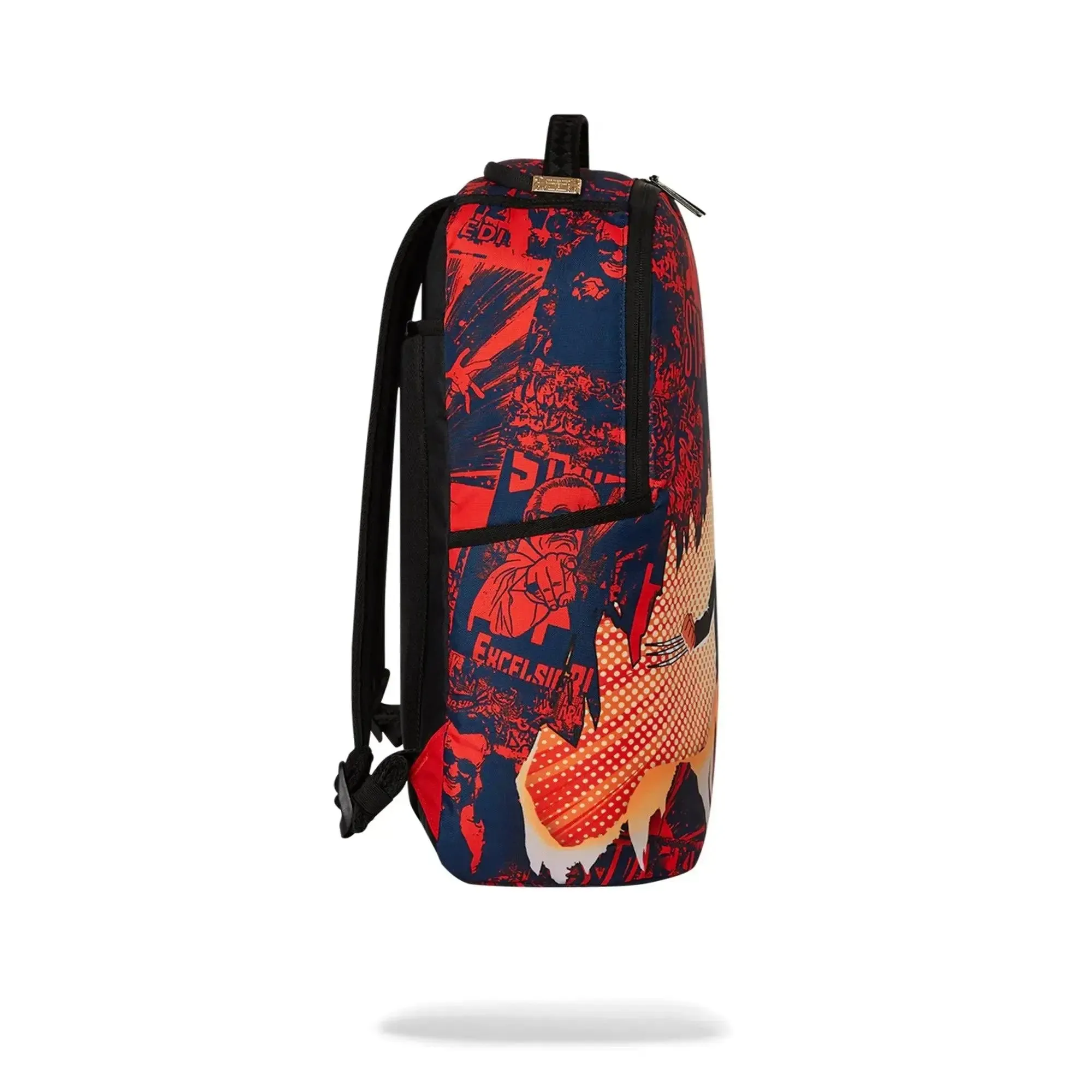SprayGround Men Stan Lee Backpack BTS-25(Red Navy)